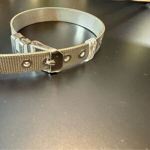 Elegant Silver Mesh Bracelet